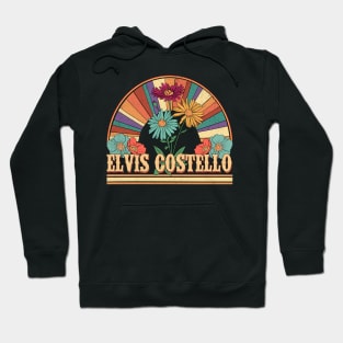 Elvis Flowers Name Costello Personalized Gifts Retro Style Hoodie